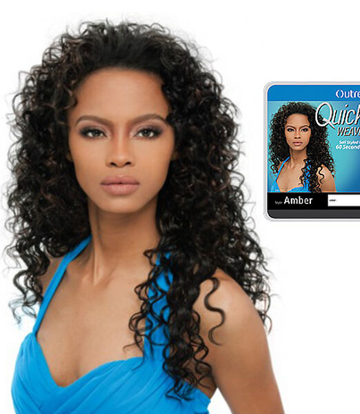 OUTRE QUICK WEAVE HALF CAP WIG – AMBER