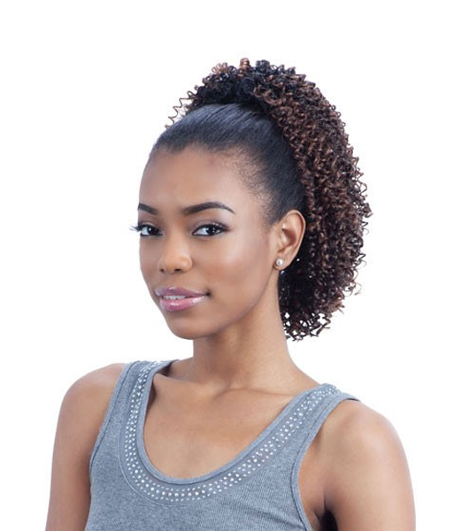 EQUAL Drawstring Ponytail-Kinky Jerry girl-1