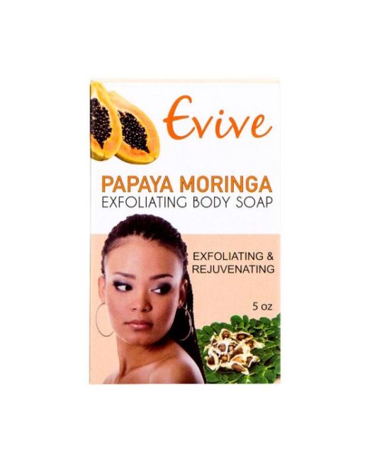 Evive Papaya Moringa Exfoliating Body Soap