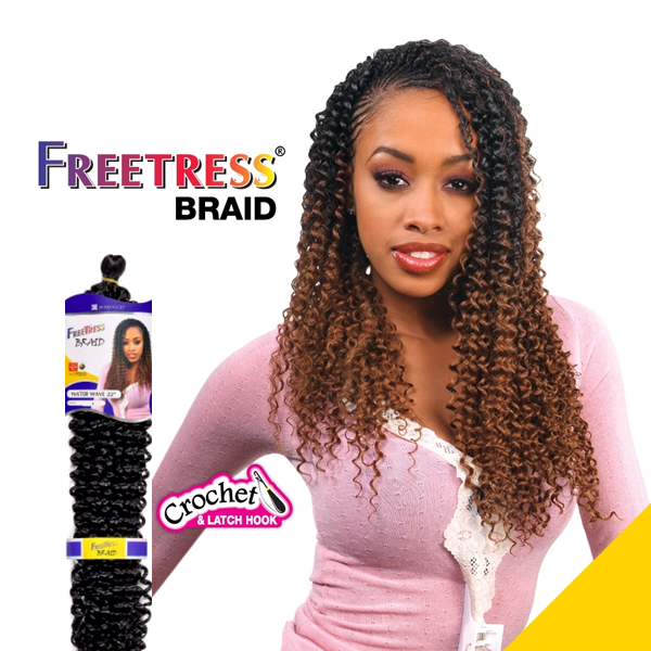 SHAKE-N-GO FREETRESS BRAID - WATER WAVE 22