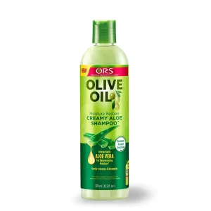 ORS OLIVE OIL MOISTURE RESTORE CREAMY ALOE SHAMPOO INFUSED WITH ALOE VERA 12.5 OZ