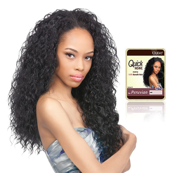 Outre Quick Weave Batik Half Wig Peruvian Canada Wide Beauty