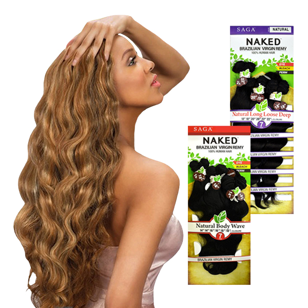 Shake N Go Saga Naked Virgin Remy Body 7pcs Canada Wide Beauty