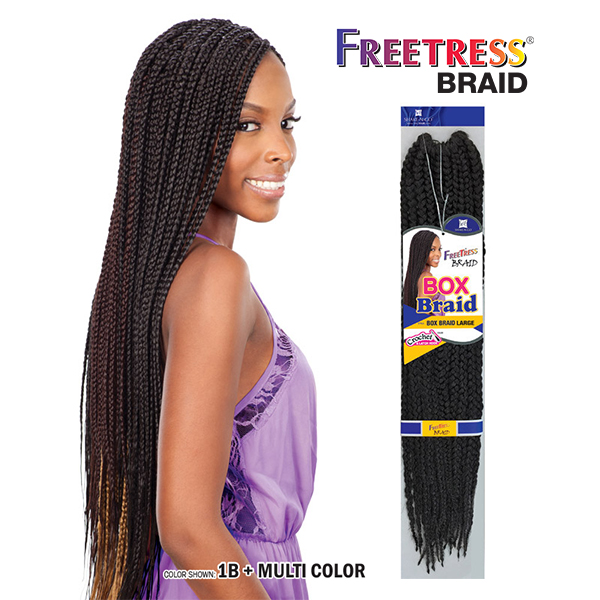 SHAKE-N-GO FREETRESS BRAID - LARGE BOX BRAIDS (CROCHET) 20