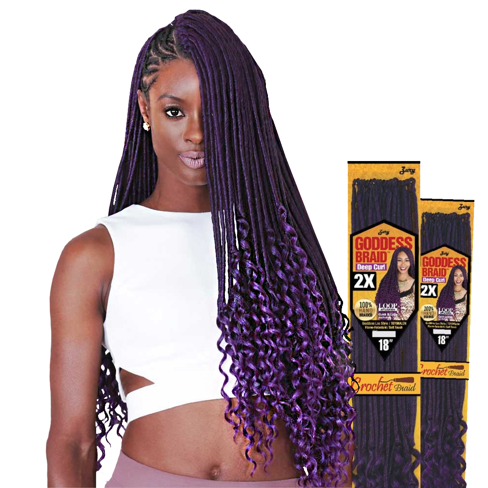 Zury Goddess Locs Deep Curl 18