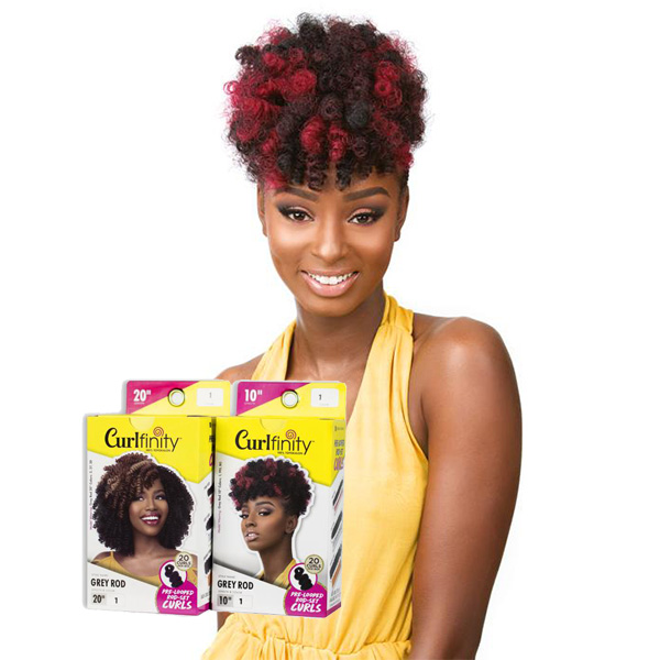 Curlfinity grey rod Clearance