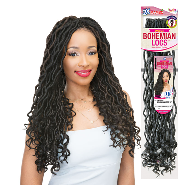 Janet Collection 2x Wave Bohemian Locs 18 Canada Wide Beauty