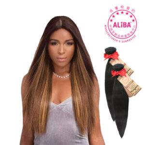 9S+Aliba Unprocessed Natural Straight Human Hair