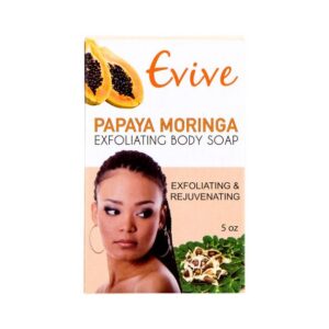 Evive Papaya Moringa Exfoliating Body Soap 5oz