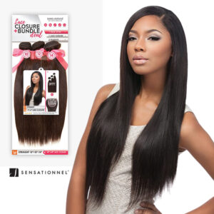 SENSATIONNEL STRAIGHT 4 x 4 LACE CLOSURE+BUNDLE DEAL