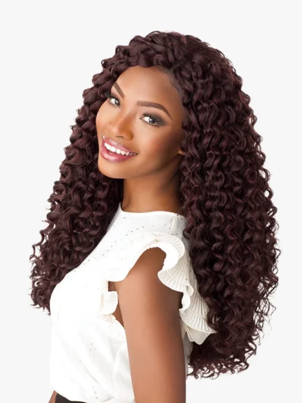 SENSATIONNEL LULUTRESS CROCHET BRAID 18" - BEACH CURL - Image 2
