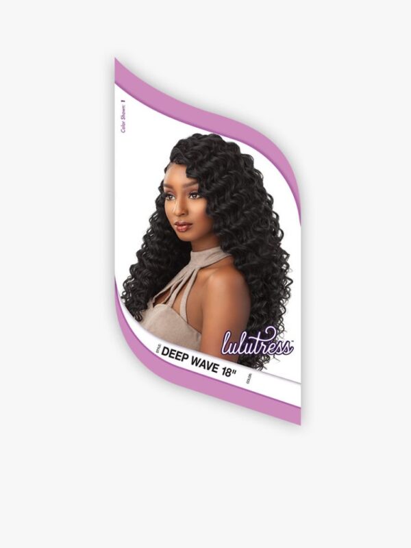 SENSATIONNEL LULUTRESS CROCHET BRAID 18" - DEEP WAVE - Image 3