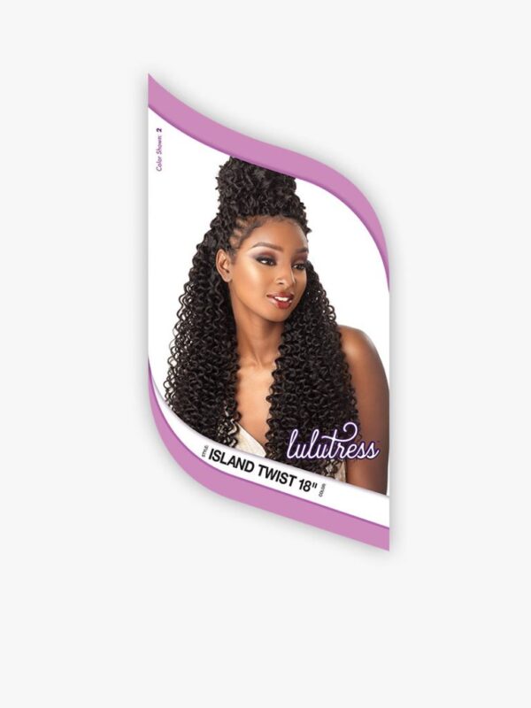 SENSATIONNEL LULUTRESS CROCHET BRAID 18" - ISLAND TWIST - Image 4