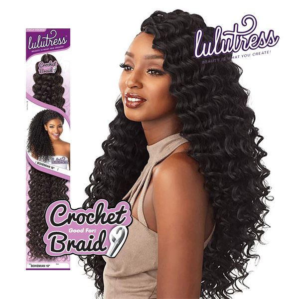 Sensationnel Lulutress Crochet Braid 18 Deep Wave Canada Wide