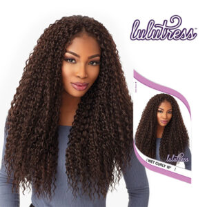 SENSATIONNEL LULUTRESS CROCHET BRAID 18" - WET CURLY