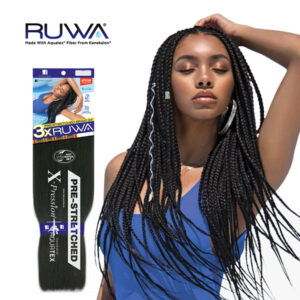 SENSATIONNEL AFRICAN COLLECTION - 3X RUWA PRE-STRETCHED BRAID 24″