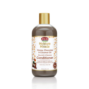 AFRICAN PRIDE Moisture Miracle Honey, Chocolate & Coconut Oil Conditioner 12oz