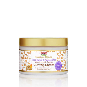 AFRICAN PRIDE Moisture Miracle Shea Butter & Flaxseed Oil Curling Cream 12oz