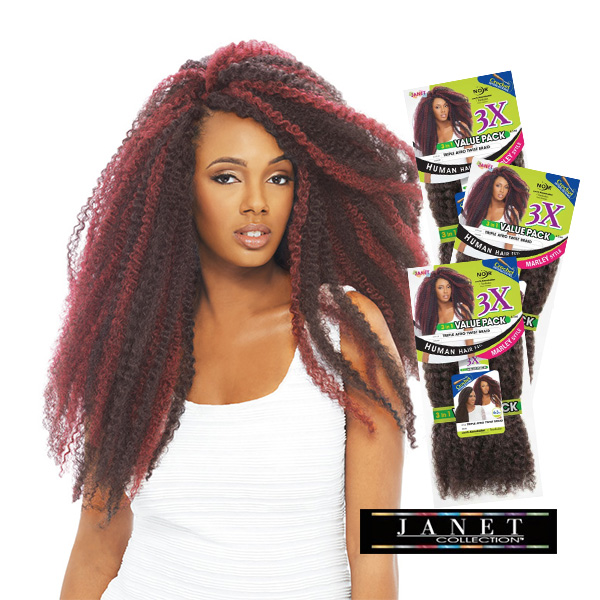 Janet Collection 3x Noir Afro Twist Braid 18 Canada Wide Beauty