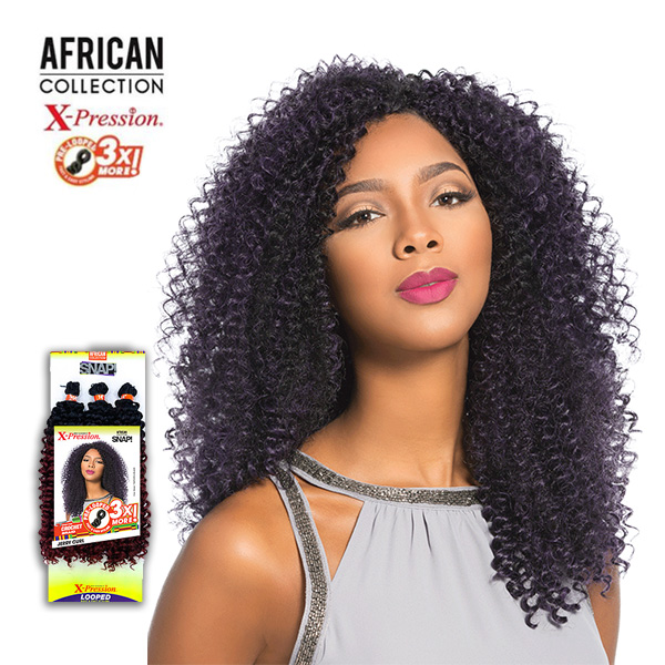 Sensationnel African Collection Snap 3x Pre Looped Crochet Braid