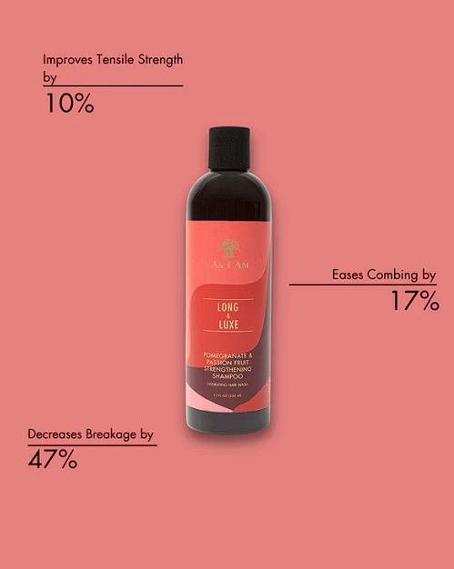AS I AM LONG&LUXE STRENGTHENING SHAMPOO 12OZ - Image 4