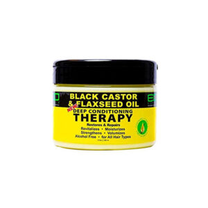 ECO STYLE BLACK CASTOR & FLAXSEED OIL DEEP CONDITIONING THERAPY 12OZ