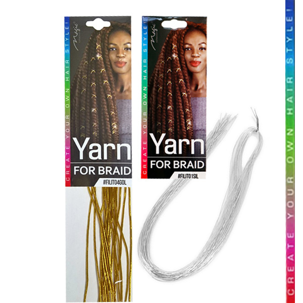 MAGIC COLLECTION YARN FOR BRAID-GOLD/SILVER/ASSORTED COLOR - Canada wide  beauty supply online store for wigs, braids, weaves, extensions, cosmetics,  beauty applinaces, and beauty cares