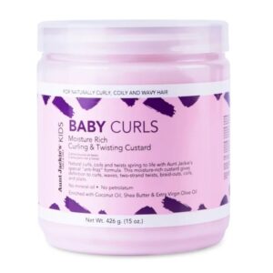 AUNT JACKIE'S KIDS Baby Curls Moisture Rich Curling & Twisting Custard 15oz