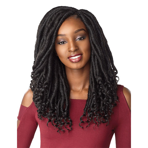 3X FAUX LOCS CURLY 18″ – SENSATIONNEL