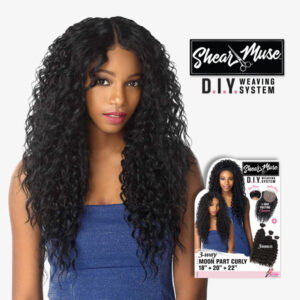 SENSATIONNEL SHEAR MUSE DIY 3-WAY MOON PART CURLY 18"20"22"