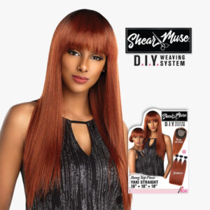 SENSATIONNEL SHEAR MUSE DIY BANG TOP PIECE YAKI STRAIGHT 18"18"18"