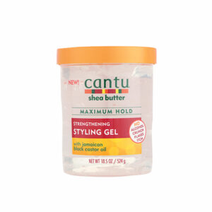 CANTU SHEA BUTTER MAXIMUM HOLD STRENGTHENING STYLING GEL (with jamaican black castor oil)18.5oz