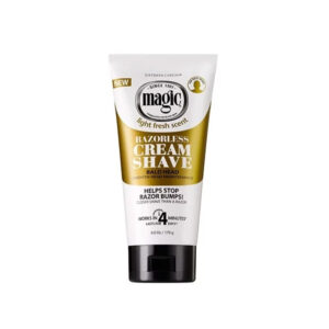 SOFTSHEEN CARSON MAGIC RAZORLESS CREAM SHAVE SMOOTH FOR BALD HEAD MAINTENANCE 6OZ