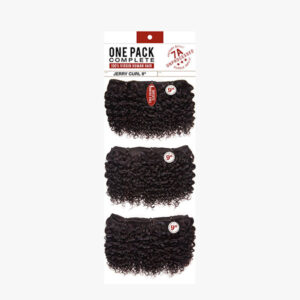 SENSATIONNEL BARE&NATURAL 7A ONE PACK COMPLETE (3PCS)-JERRY CURL 9"