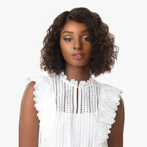 SENSATIONNEL 10A 100% VIRGIN HUMAN HAIR LACE WIG-NATURAL WAVE BOB