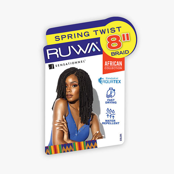 Sensationnel African collection RUWA SYNTHETIC BRAID SPRING TWIST 8" - Image 3