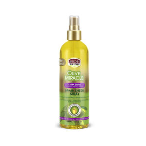 African Pride OLIVE MIRACLE Braid Sheen Spray EXTRA SHINE 12oz