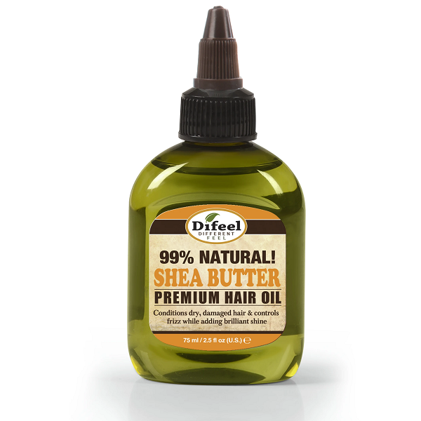 Difeel Premium Natural Hair Oil - Shea Butter Oil 2.5oz