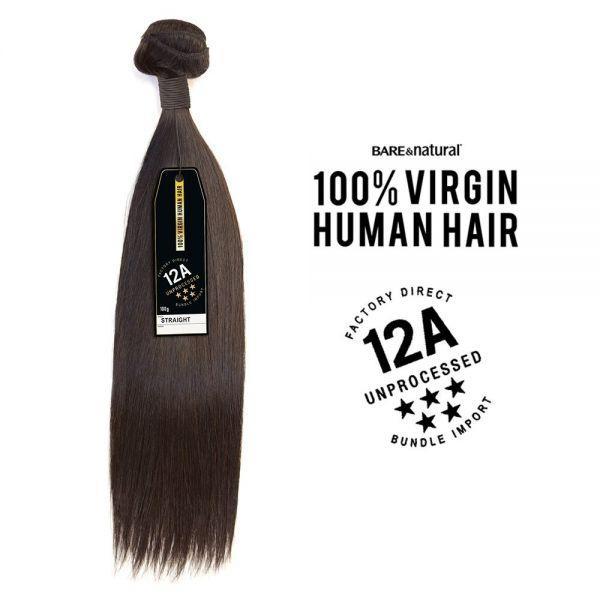 SENSATIONNEL BARE & NATURAL UNPROCESSED 100% VIRGIN HUMAN HAIR Straight 12A  10