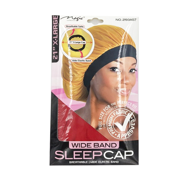 Magic Collection Wide Band Sleep Cap - Random Color - Canada wide beauty  supply online store for wigs, braids, weaves, extensions, cosmetics, beauty  applinaces, and beauty cares