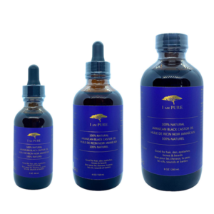 I AM PURE 100% NATURAL JAMAICAN BLACK CASTOR OIL 2oz / 4oz / 8oz