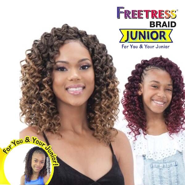 SHAKE-N-GO Freetress Braid JUNIOR - Gogo Curl Jr