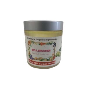 BELLEROCHER Natural Body Care Olive Oil Sugar Scrub 4oz