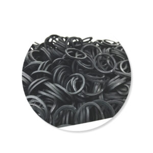 BEAUTY TOWN Rubber Bands (BLACK)