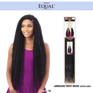 SHAKE-N-GO FreeTress EQUAL - Jamaican Twist Braid EXTRA LONG (Marley Braid)