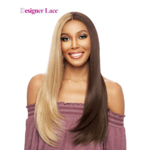 Vanessa Synthetic Tops Middle Part Designer Lace Front Wig - TMDN TWOSY
