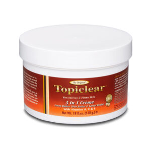 Topiclear 3 in 1 Creme Cocoa Butter, Shea Butter, Carrot Butter 18oz
