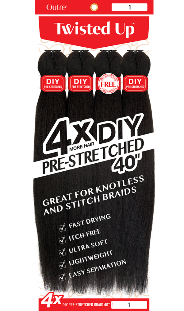 Outre X PRESSION TWISTED UP 4X DIY PRESTRETCHED BRAID 40" - Image 2