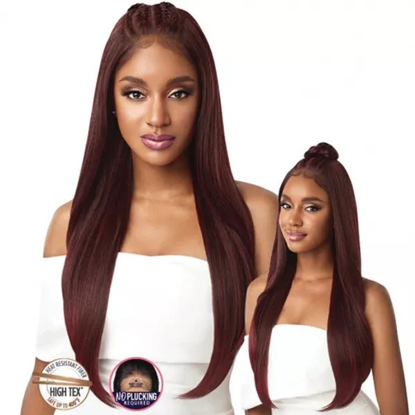 OUTRE SYNTHETIC PERFECT HAIRLINE 13X6 PRE-BRAIDED LACE FRONT WIG
