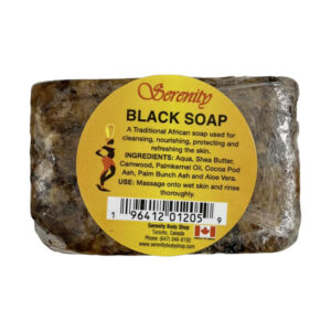 SERENITY ORGANICAFRICAN BLACK SOAP